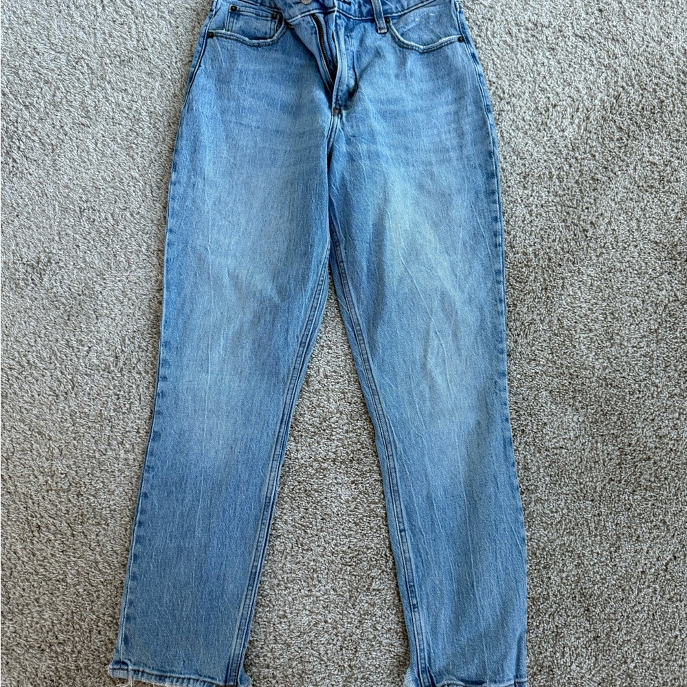 Abercrombie & Fitch Blue Skinny Jeans with Faded Effect